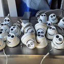 21 HIKVISION IP SECURITY CAMERA,S