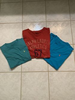 Lot of 3 Polo Ralph Lauren Tees Men’s (L/M)
