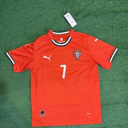 Portugal National Christiano Ronaldo Red Jersey 