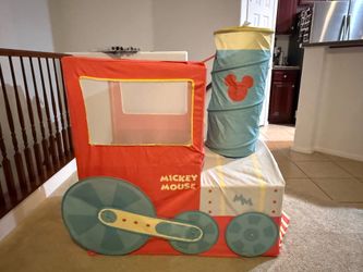 Kids Mickey Mouse train tent