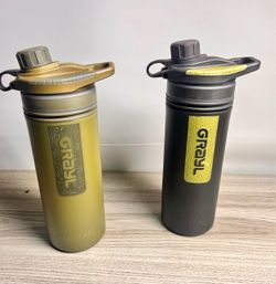 2 GRAYL GeoPress 24 oz Water Purifier & Water Filter Bottle