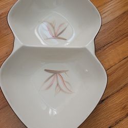 Vintage Winfield Pottery Divided Vegetable Dish