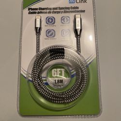 Apple iPhone charging cable brand new 6 feet length  