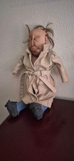 Fred the Flasher stuffed doll