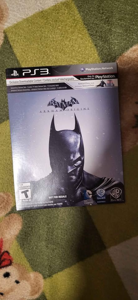 New! Batman Arkham Origins PS3 game with Knightfall Pack DLC