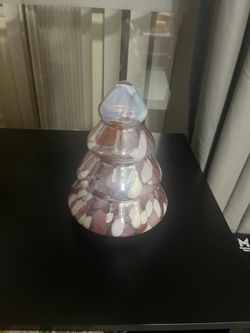 Iridescent Pink Christmas Tree Decor