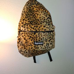 Supreme Backpack Cheetah Print 