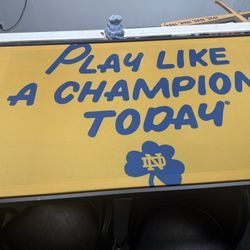 Notre Dame Flags Frame