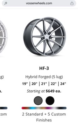 Vossen HF-3 22’s