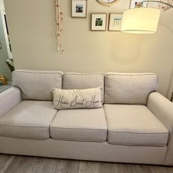 Grey/cream Color Couch 