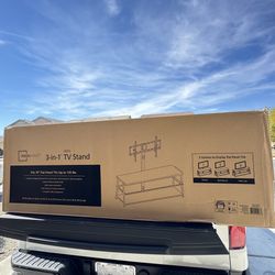 Arris 60in Canyon Walnut 3-In-1 TV Stand