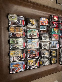 Star Wars the black series and Kenner action figures