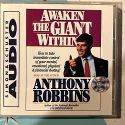 Anthony Robbins Spoken Audio DVD SET AWAKENED THE GIANT WITHIN EXCELLENT CONDITION