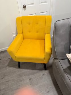 Modern yellow chair