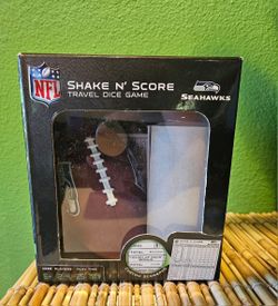 NFL Shake N' Score Travel Dice Game- Seahawks