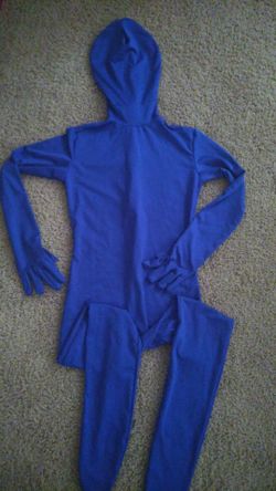 Blue men costume