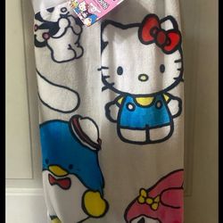 Hello kitty and friends blanket