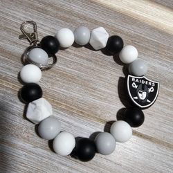 Silicone Beaded Wristlet