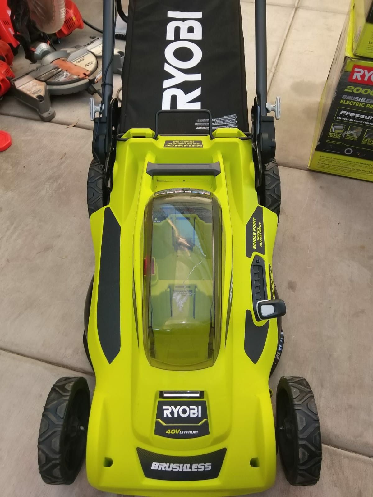 LAWNMOWER 40V BATTERY NOT INCLUDED