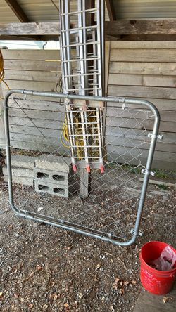 48” x 46” chain-link gate