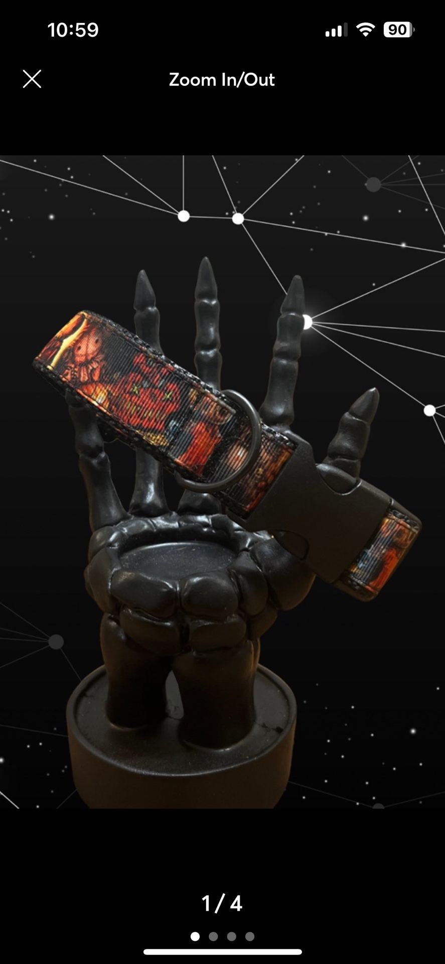 Handmade Trik R Treat Dog Collar