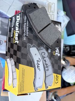 Camaro brake pads