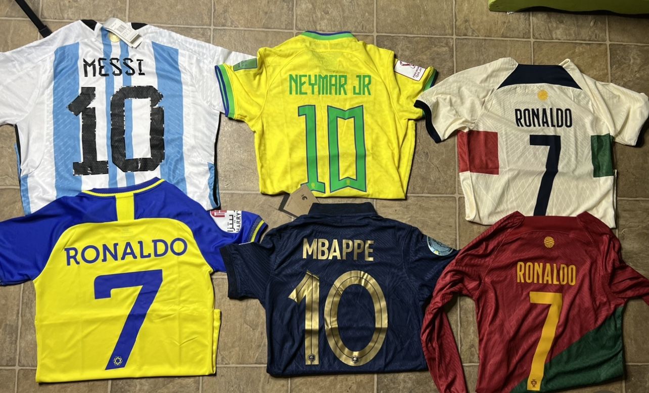 Soccer jersey jerseys neymar player version,Brazil Argentina France Portugal Neymar jr Cristiano Ronaldo Portugal Jersey player version especial edit