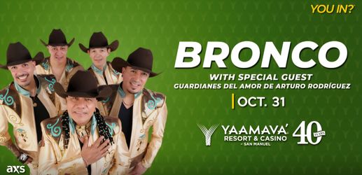 BRONCO Tickets YAAMAVA