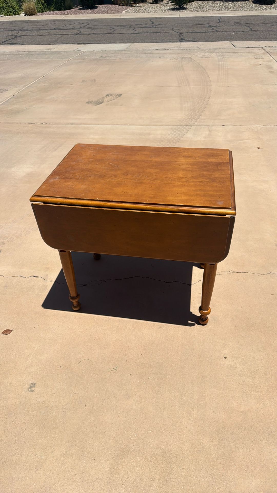 Single Drawer Folding Table