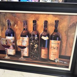 Wall Art  Wine Theme 