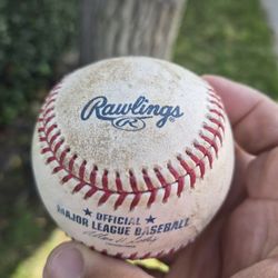 Professional Game used baseballs. ( SEE Pics) LOCATED IN GLENDORA  FIRM PRICE