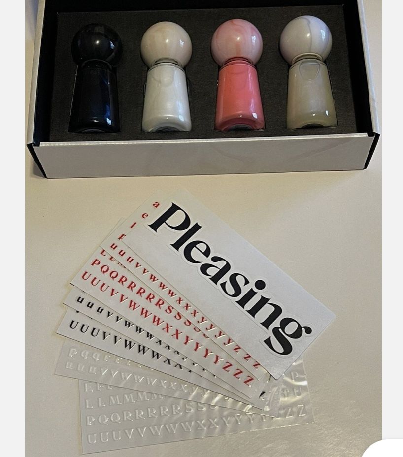 Pleasing by Harry Styles The Perfect Nail Polish Set of 4 Pearl Polishes NEW!
