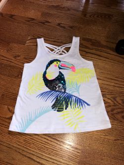 Girls tank top shirt size 5-6 excellent condition