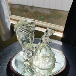 Walt Disney's Beauty And The Beast Glass Figurine 