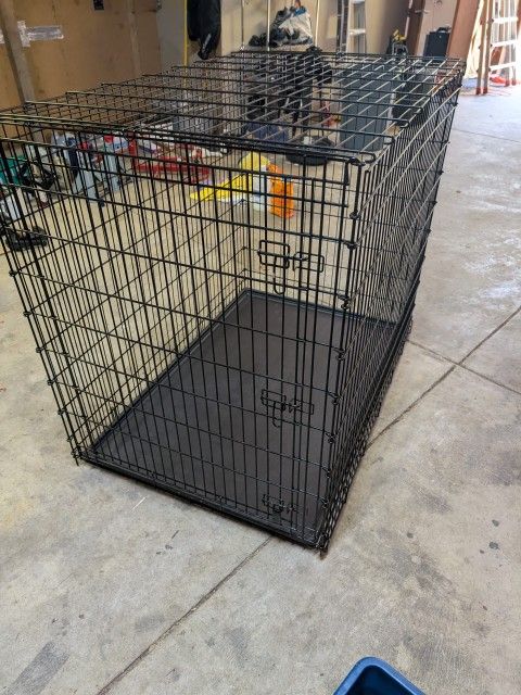Ginormous Single Door 54-Inch Dog Crate