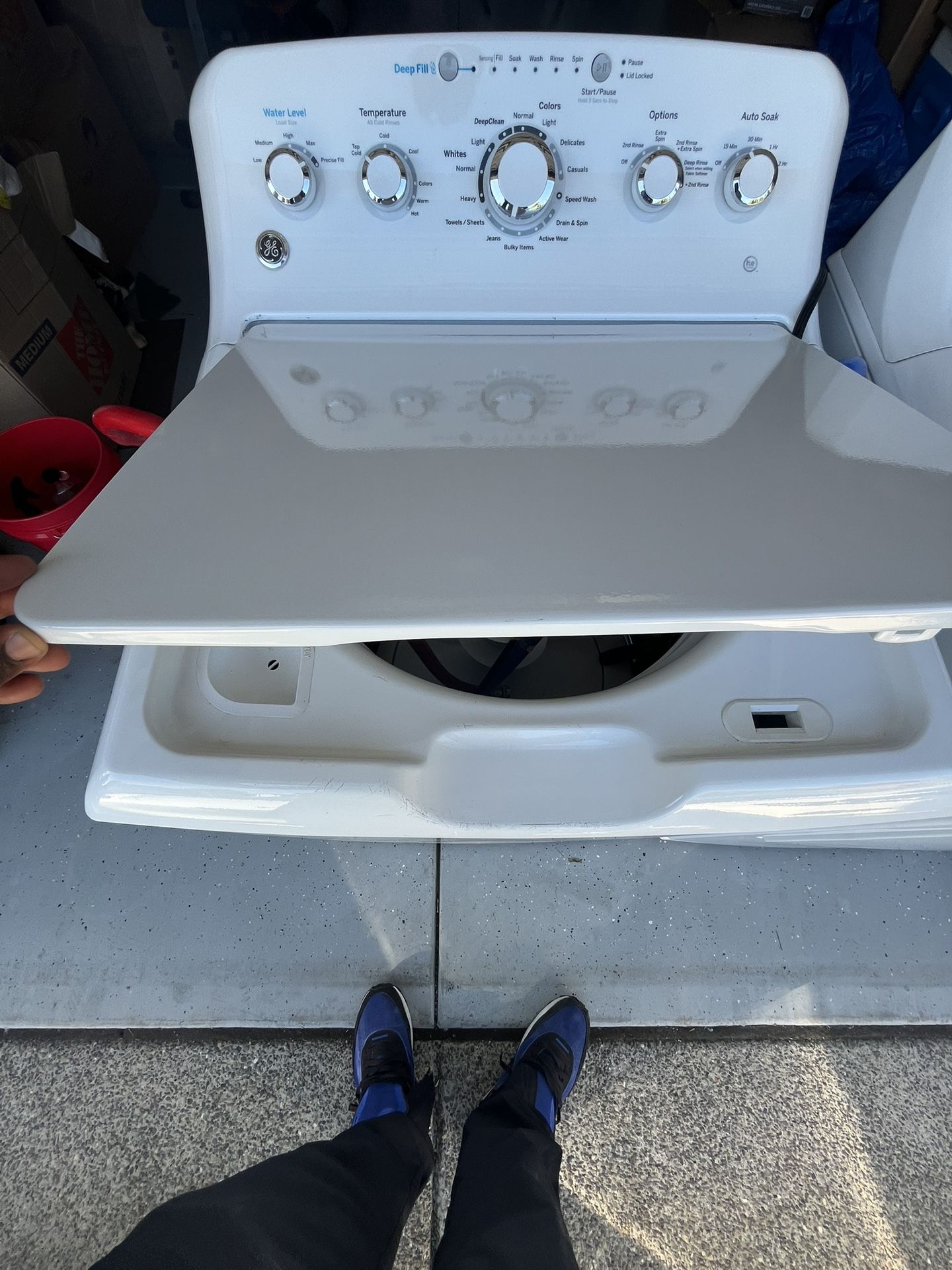 GE TOP LOAD WASHER