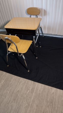 School Desk Set