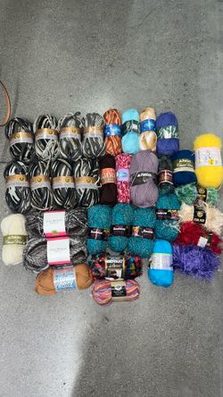 colorful yarn