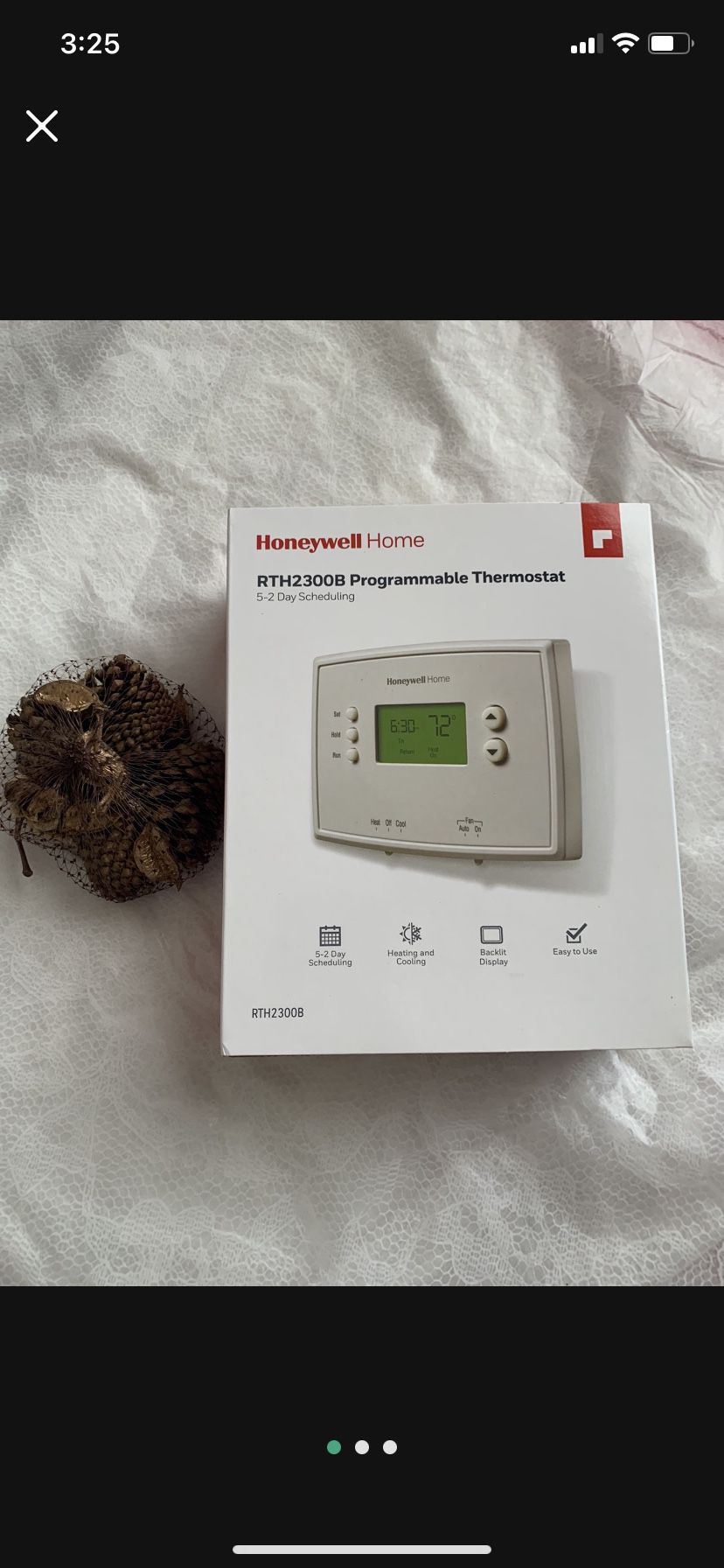 Honeywell thermostat RTH2300