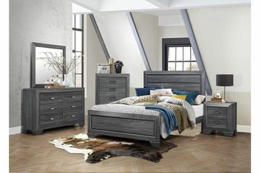 New 4pc queen size bedroom set tax included