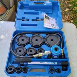 AMZCNC Hydraulic Knockout Electrical Conduit Hole Cutter Set KO Tool Kit 1/2 to 4 Inch