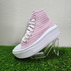Converse  Chuck Taylor All Star Move Platform Crochet Stardust A07358C Size 3.5Y