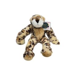 Vintage Chrisha Playful Plush Leopard Plush Stuffed Animal 14" H NWT Rare