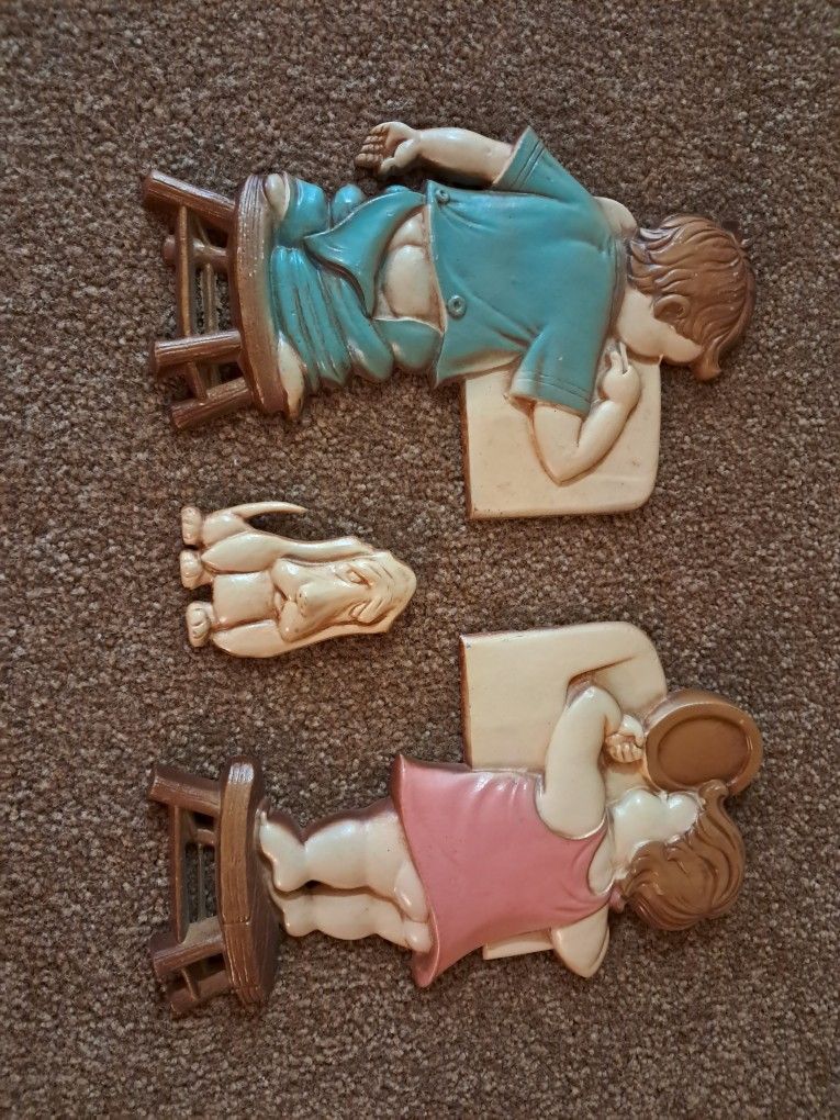 Vintage Sexton Kids Wall Art