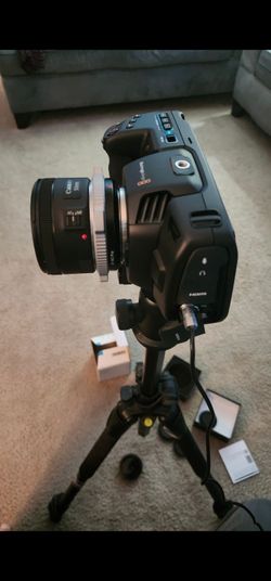Black Magic  Pocket 4k Cinema Camera