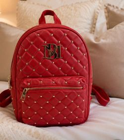 Badgley Mischka studded backpack