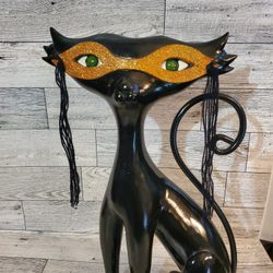 Collectable Resin Lucky Black Cat