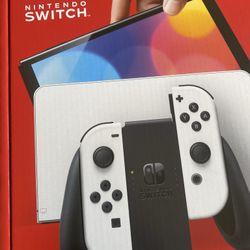 Nintendo Switch Oled (white) In hand