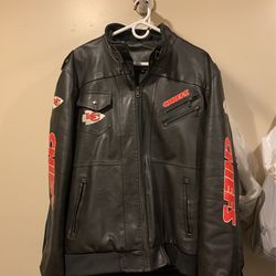 Imitation, Leather Chiefs jacket
