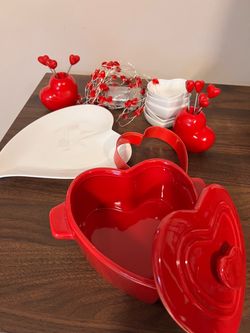 Heart-Shaped Valentine's Kitchenware Set